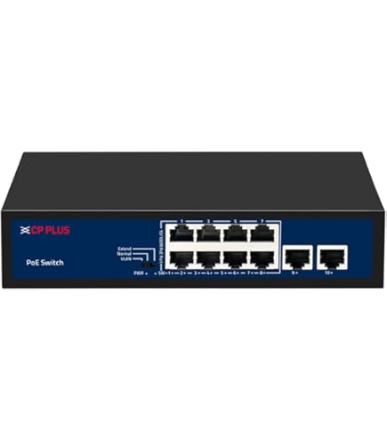 ZONIX- HOOPE (10 Ports Fast Ethernet with 8 PoE Ports (10/100 Mbps